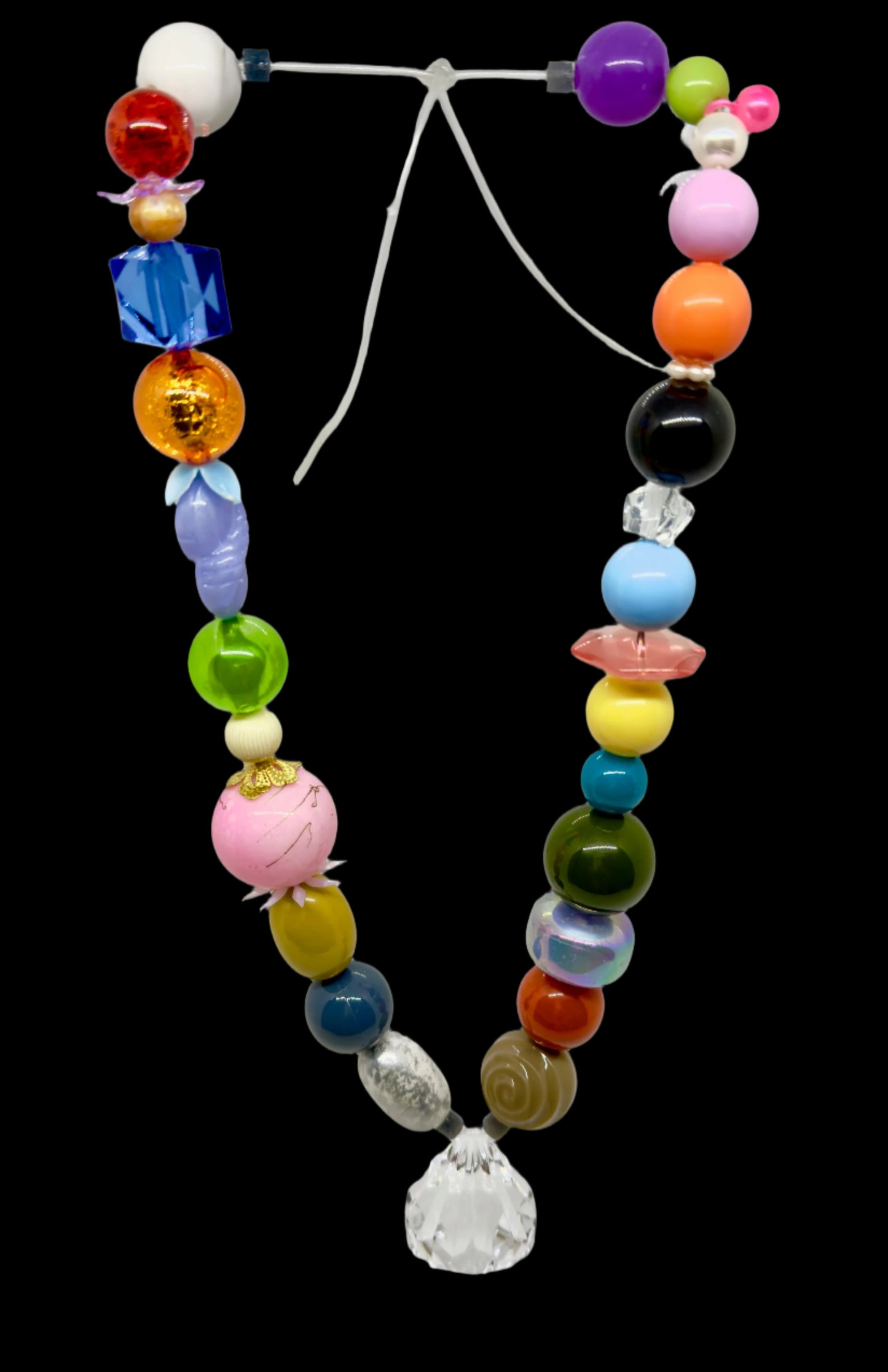 Colorful beaded necklace