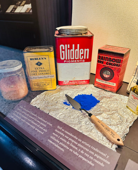 Photo of Clyfford Still's Palette Knife displayed in Museum.