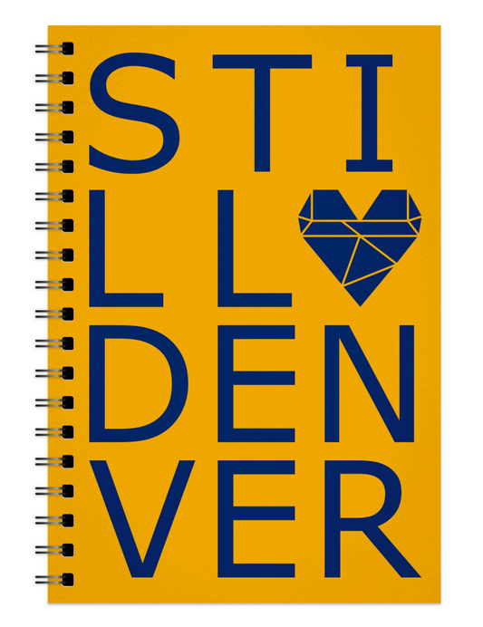 Front of Still Denver Notebook.