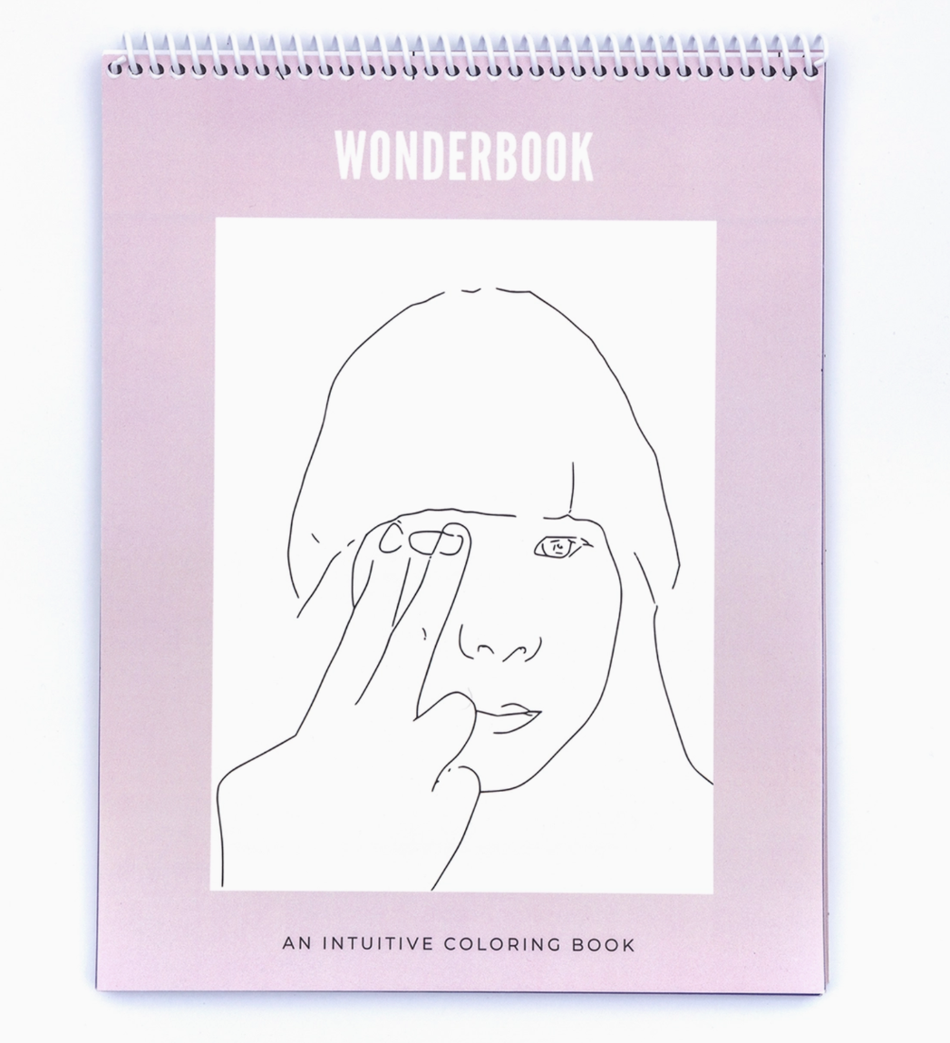 Front cover of the coloring "Wonderbook".