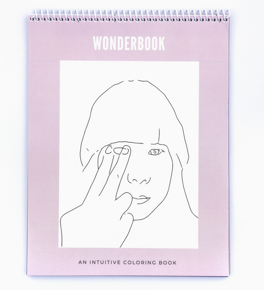 Front cover of the coloring "Wonderbook".