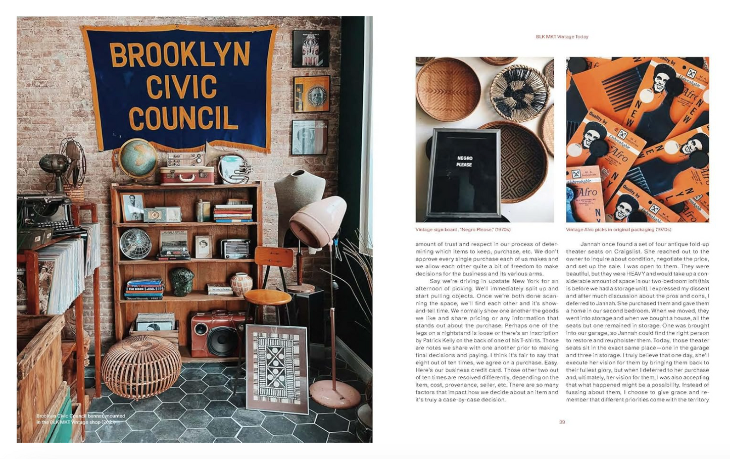 Page 39 of BLK MKT Vintage: Reclaiming Objects and Curiosities That Tell Black Stories.
