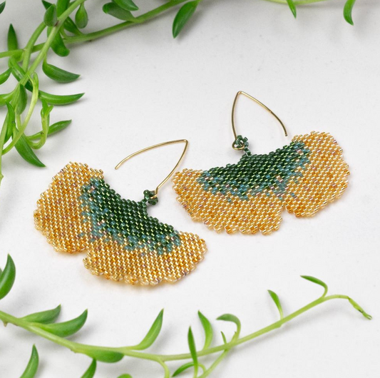 Artisan Glass Beaded Earrings