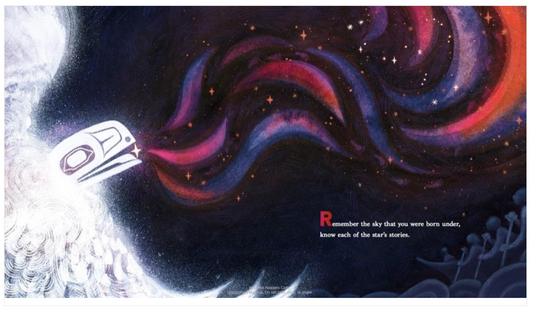 A page from the book titled "Remember", showing a eagle in the sky.