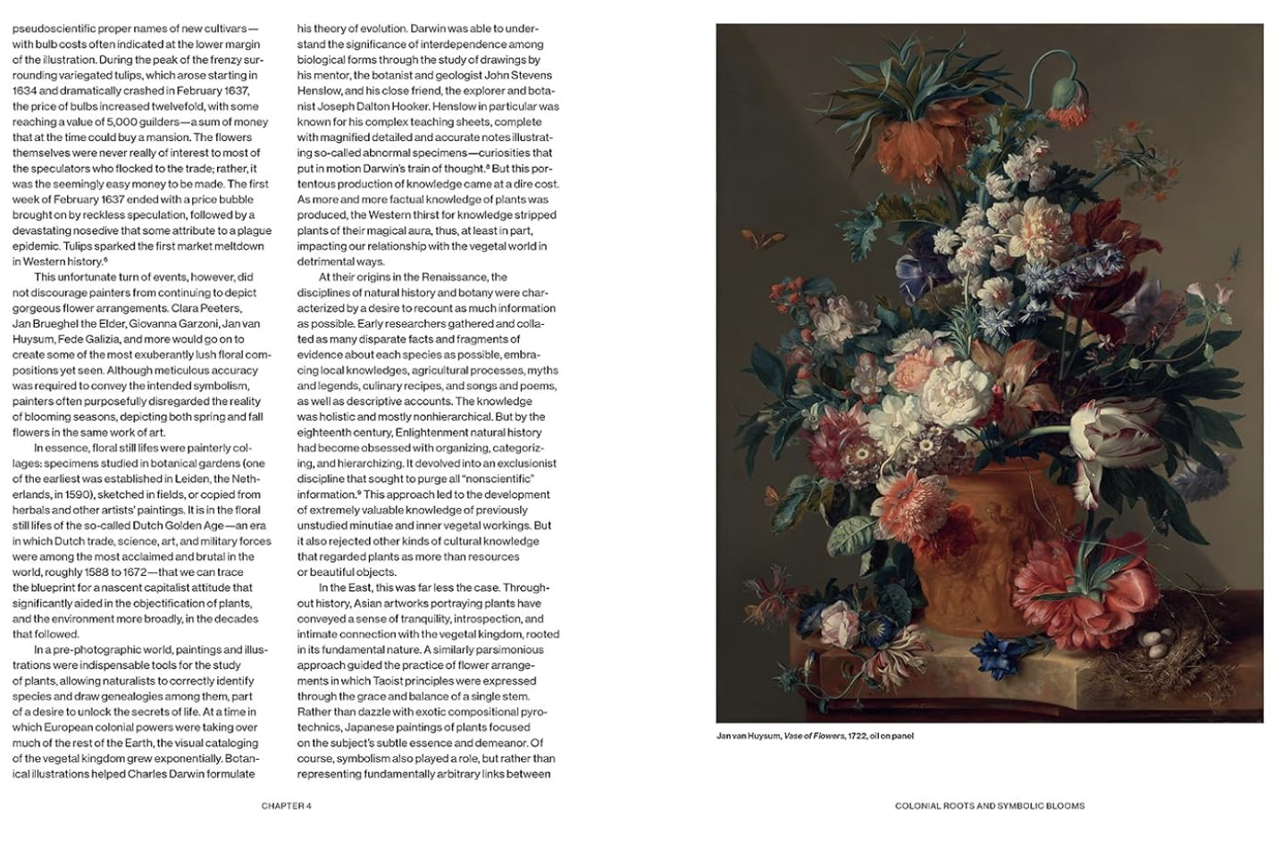 Inside look of book 'Botanical Revolutions'