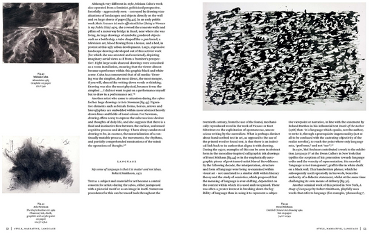 Inside page from ‘Contemporary Drawing: From the 1960s to Now’