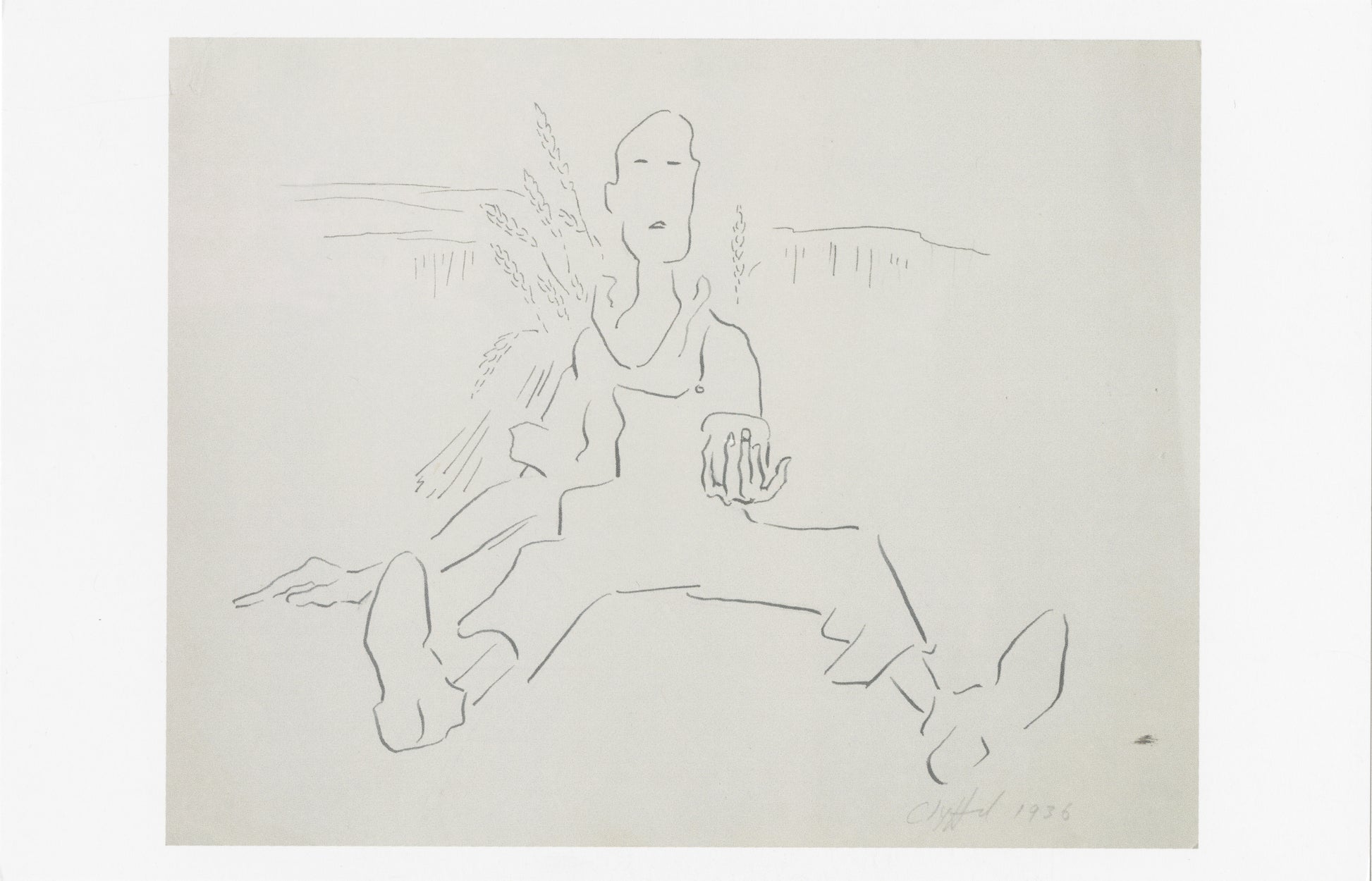 Clyfford Still Postcard