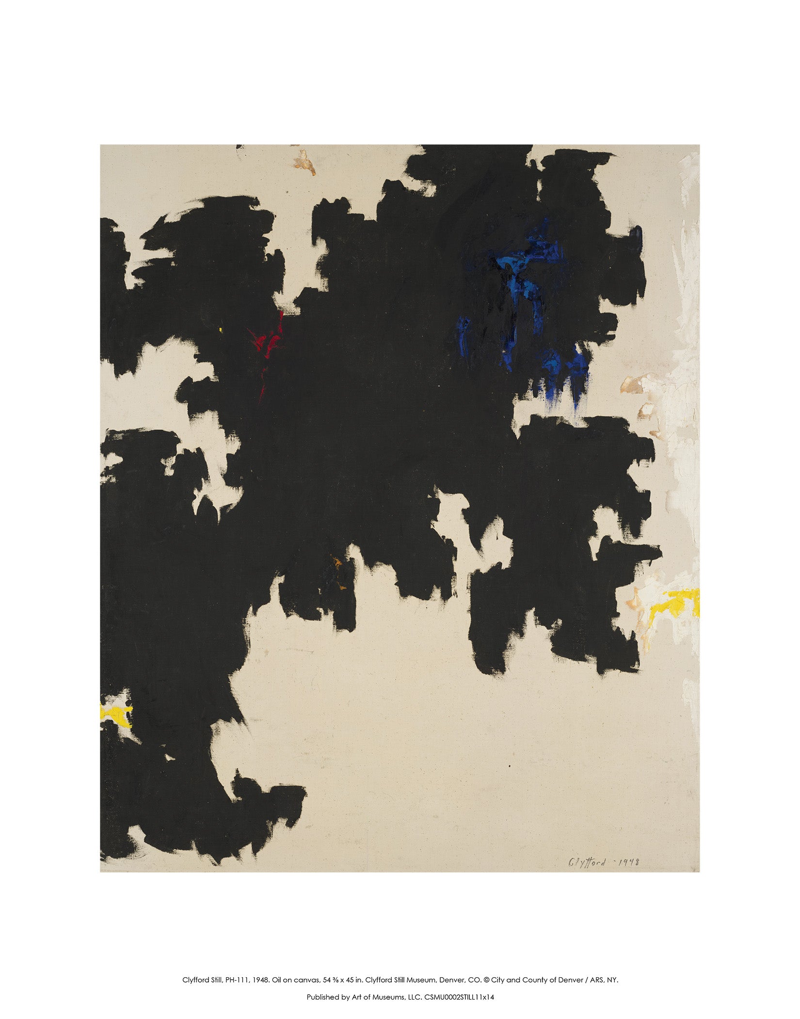 Image of Clyfford Still limited print PH-111.