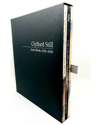 Clyfford Still, Early Works: 1920-1939 Gift Set including ‘A Light of His Own, 1920-1933’, ‘The Colville Reservation and Beyond, 1934-1939’ and ‘The Early Years: Clyfford Still in Canada, 1920-1933’. 