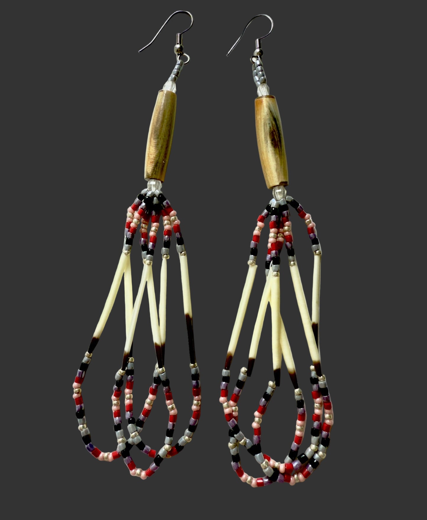 Handcrafted Traditional Beaded Earrings