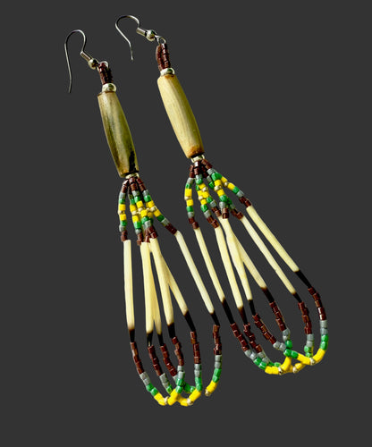 Handcrafted Traditional Beaded Earrings