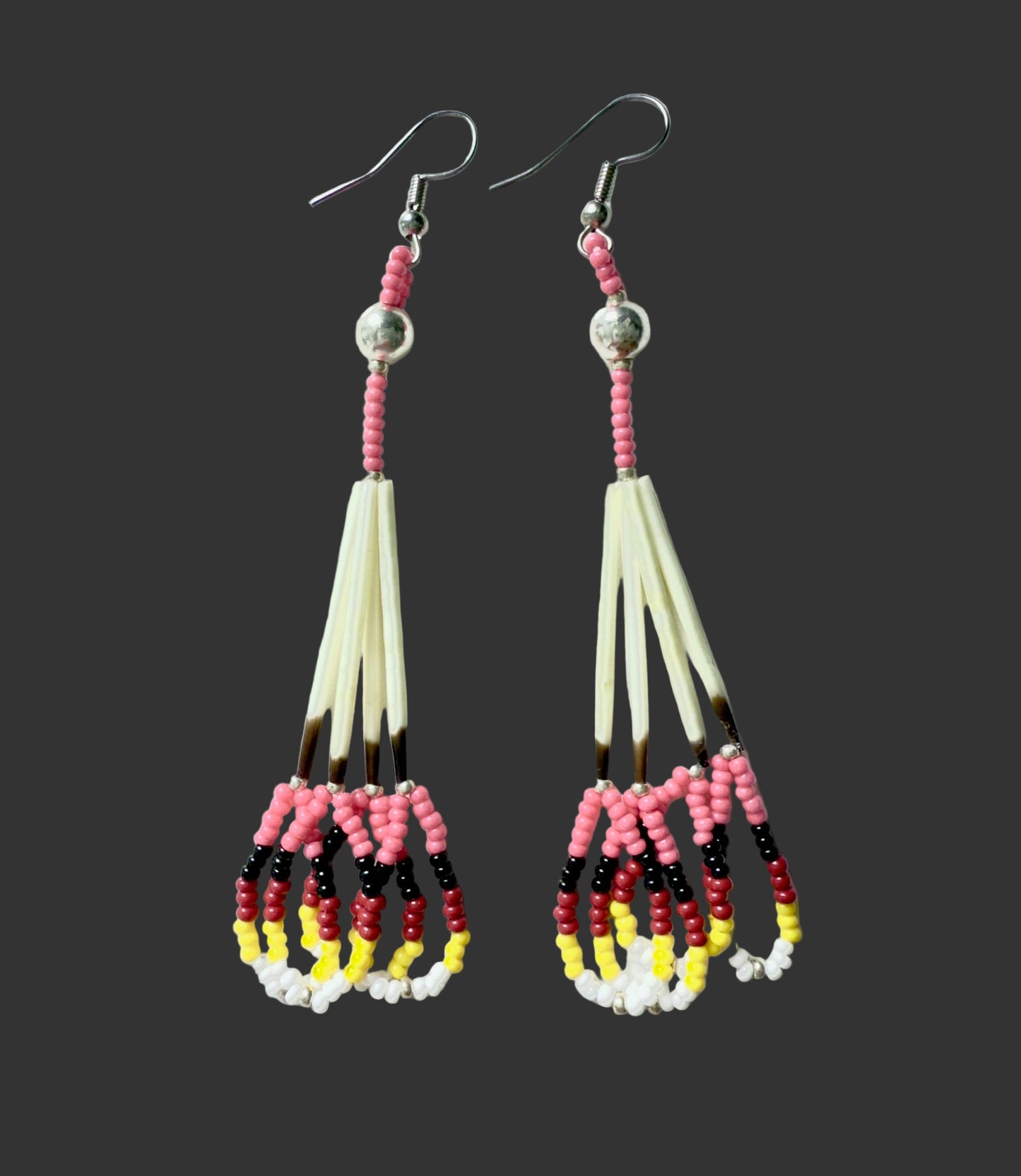 Handcrafted Traditional Beaded Earrings