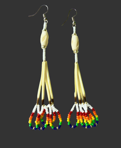 Handcrafted Traditional Beaded Earrings