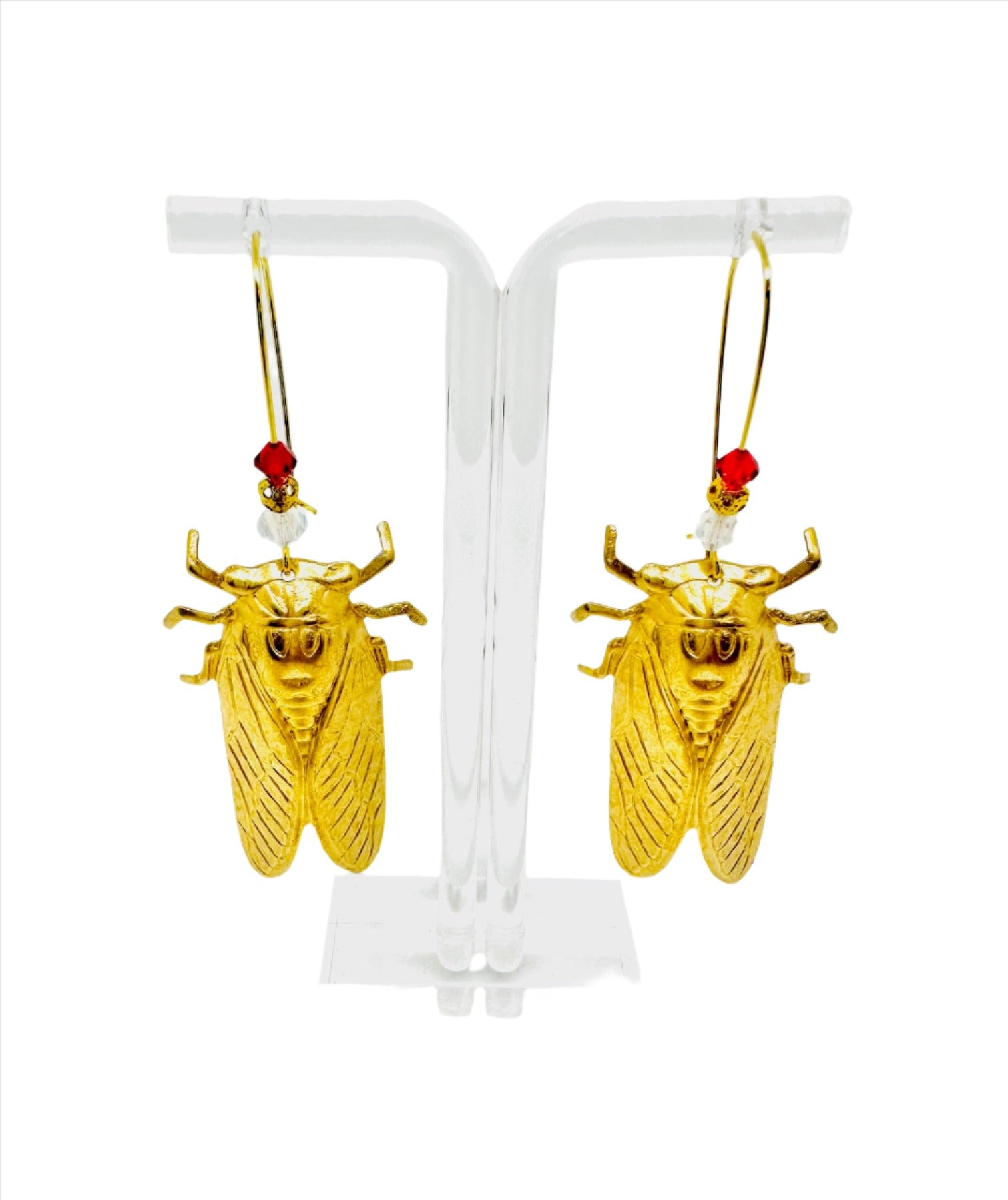 Image of Red and White Gem Cicadas.