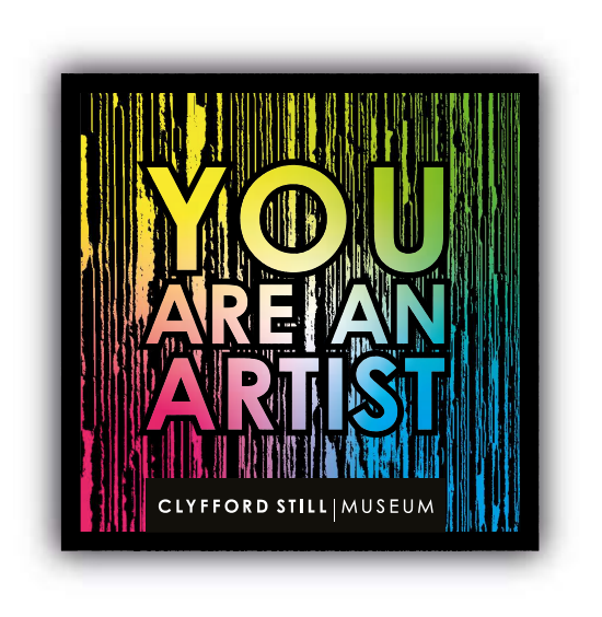 YOU ARE AN ARTIST holographic Sticker