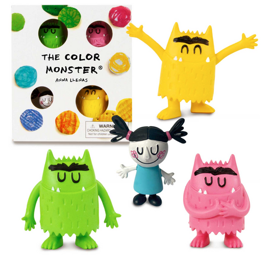 The Color Monster Set of 4 Figurines w/ Nuna