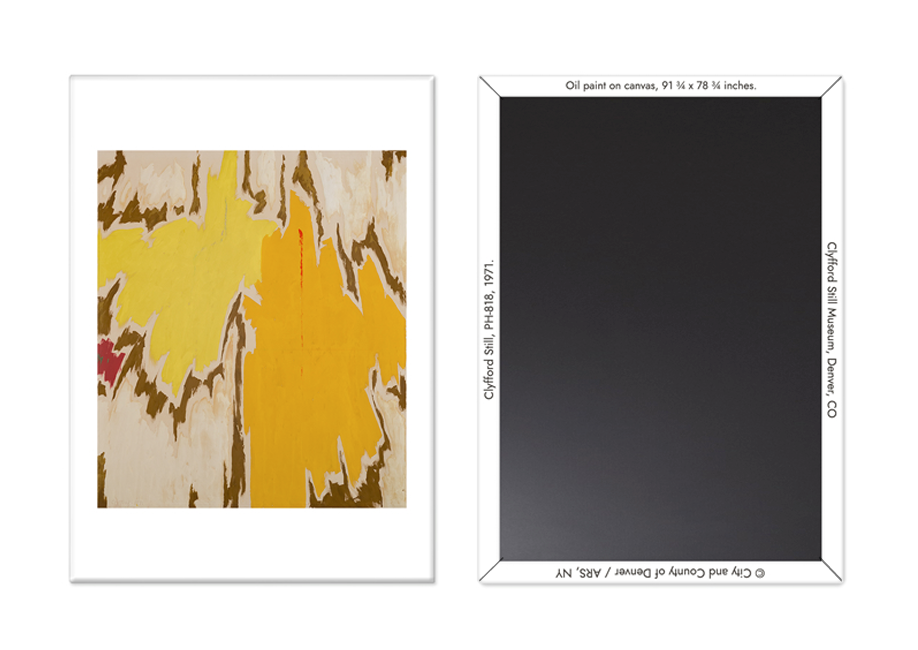 Hi Clyfford Exhibition Magnets