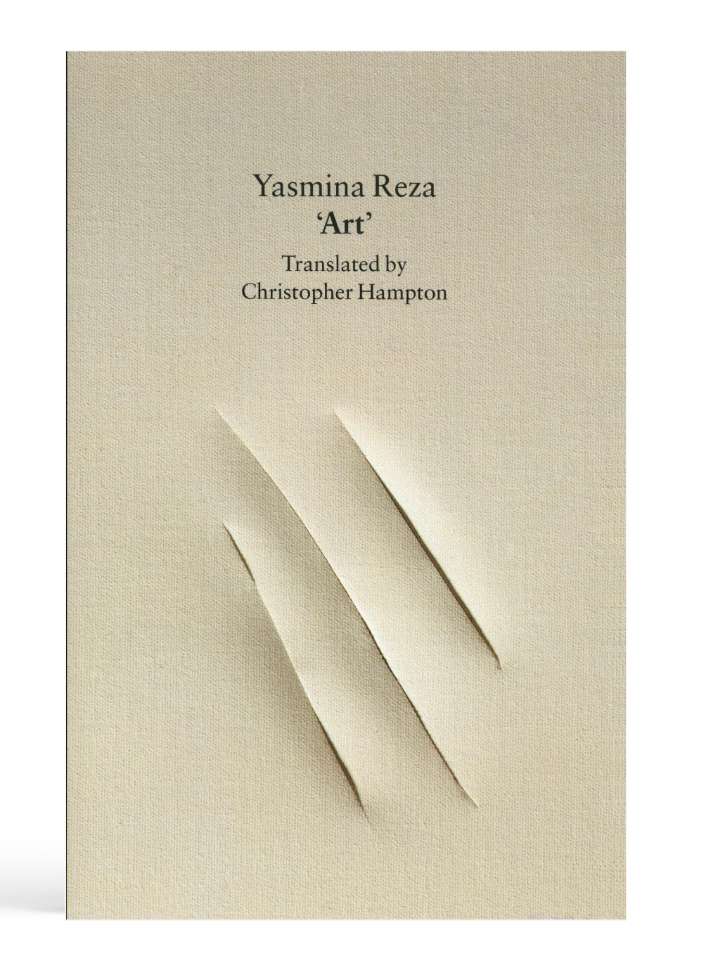 Book cover of 'Art' by Yasmina Reza, translated by Christopher Hampton