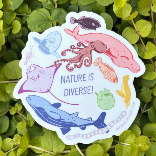'Nature is Diverse!' sticker