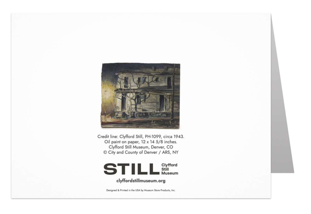 Still Spooky House Notecard