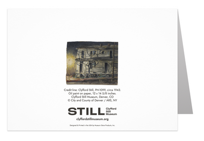 Still Spooky House Notecard