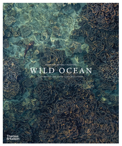 Book cover of 'Wild Ocean' with underwater coral design.