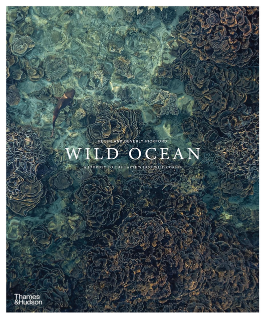 Book cover of 'Wild Ocean' with underwater coral design.