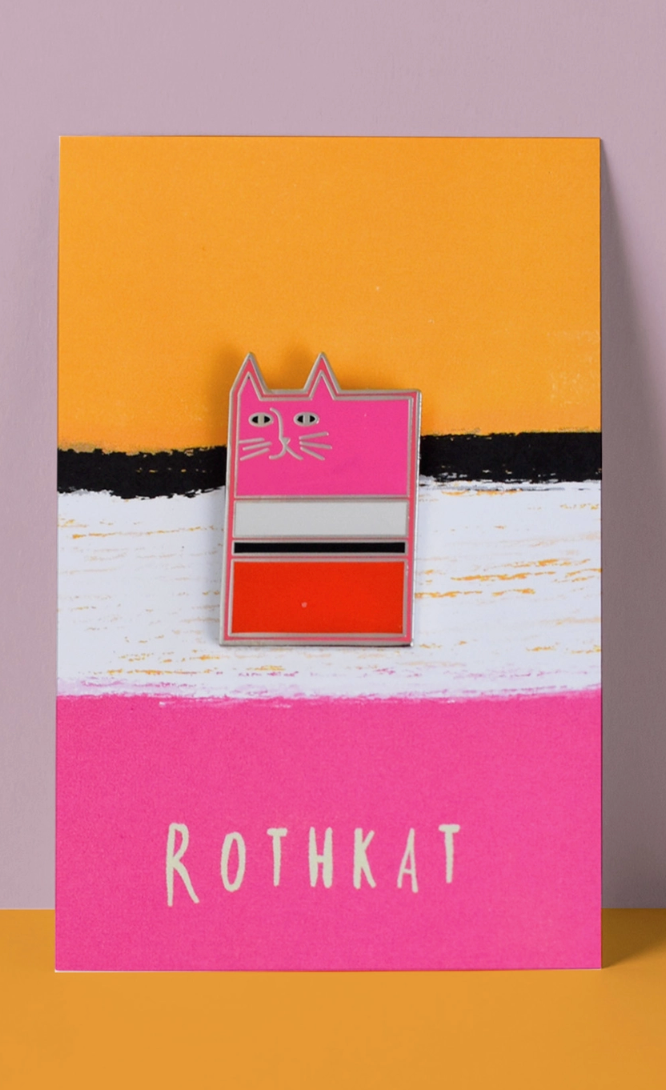 Cat Artist Pins