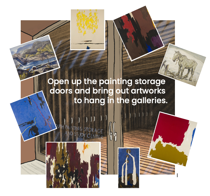 Eight Still Painting Stickers that can be displayed in the Sticker book's galleries. 