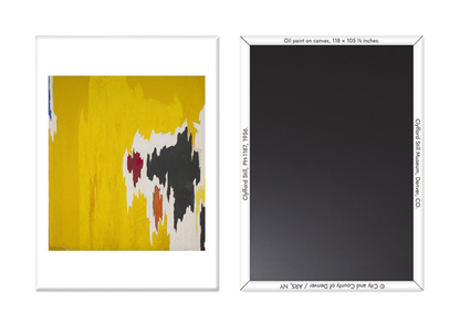 Abstract Magnet and backside shown.