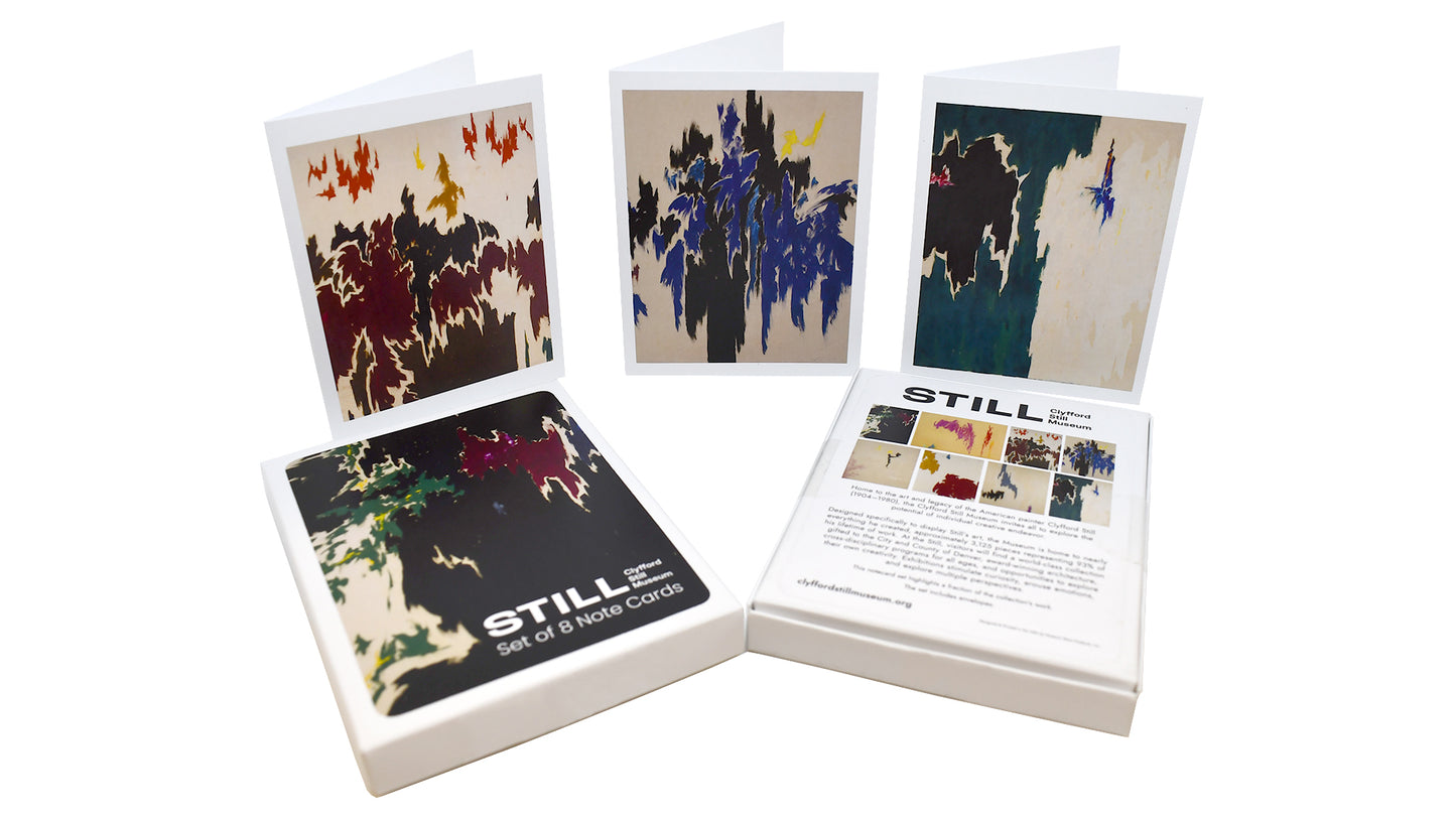 Clyfford Still notecard set of 8 notecards