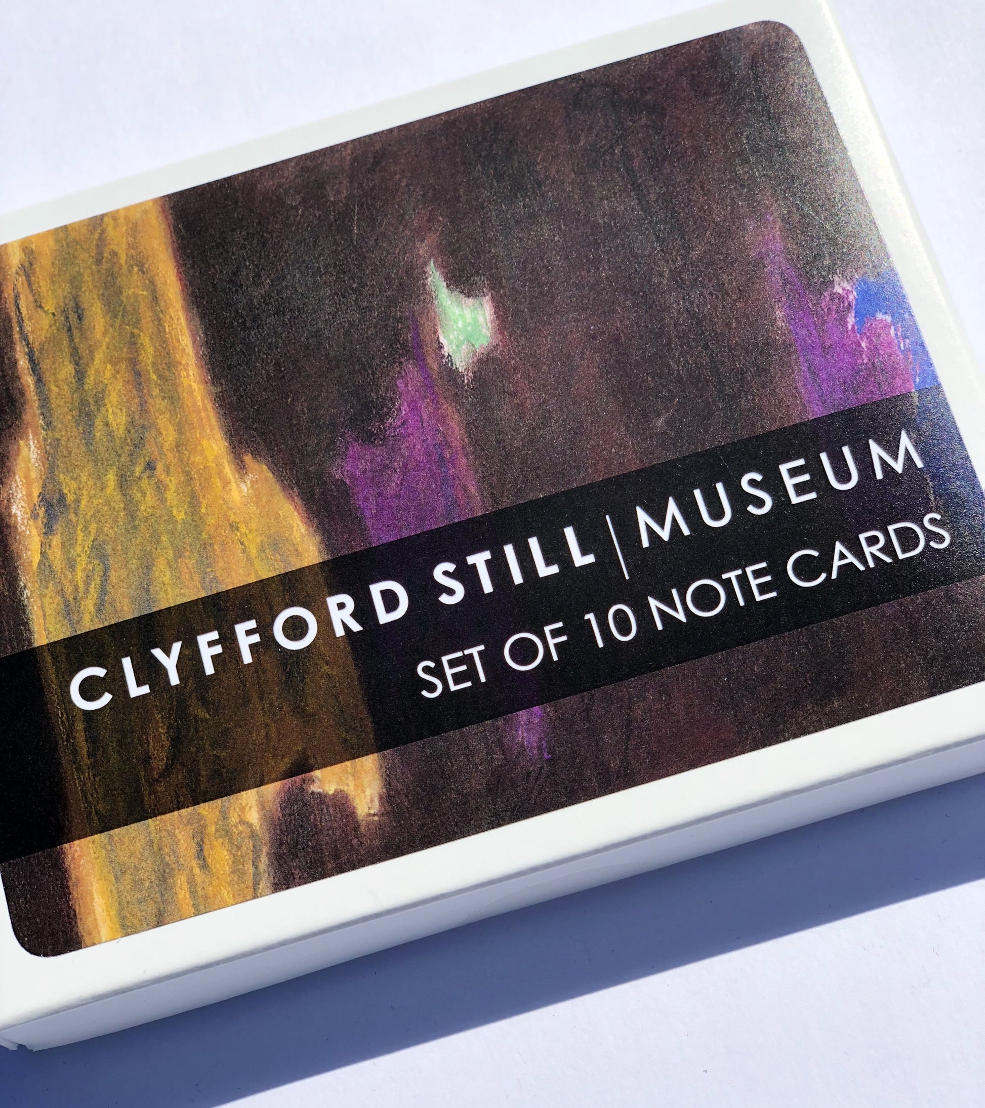 Clyfford Still Works on Paper Note Card Set box