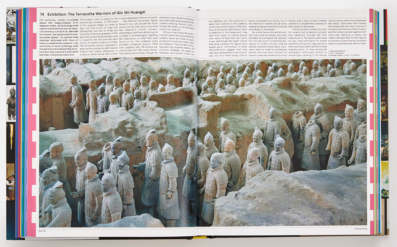 Page 74 inside “The Art Museum” featuring The Terracotta Warriors of Qin Shi Huangdi