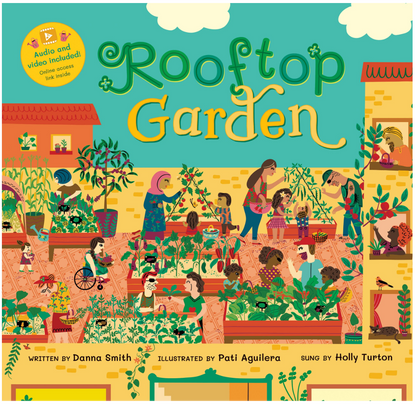 Children’s paperback “Rooftop Garden” cover