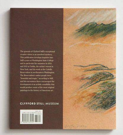 Back cover of ‘Clyfford Still: The Colville Reservation and Beyond, 1934-1939’