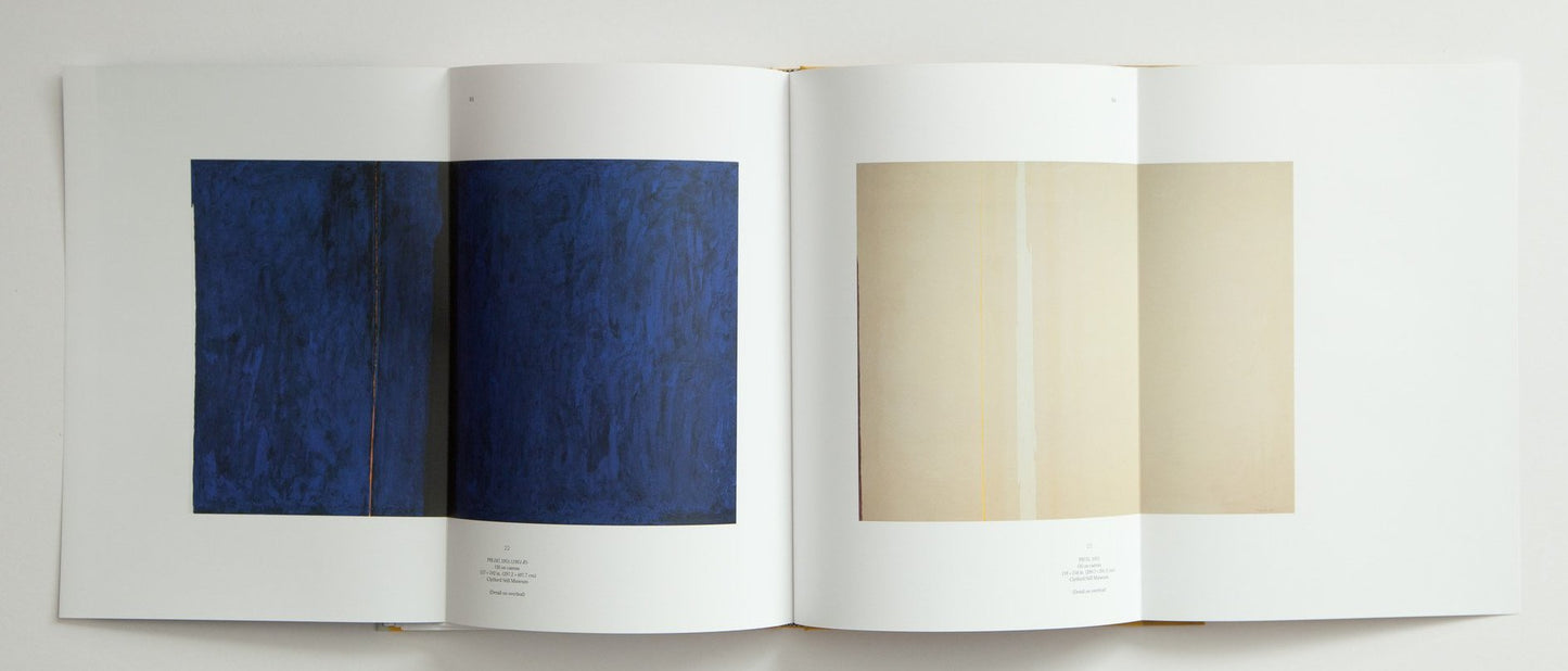 Fold-out page from ‘Repeat/Recreate: Clyfford Still's "Replicas"’